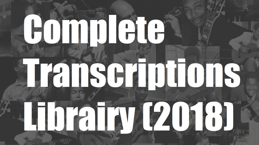 Complete Transcriptions Library' (2018)