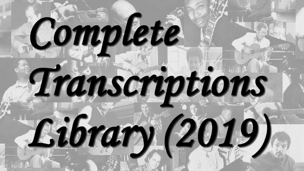 Complete Transcriptions Library' (2019)