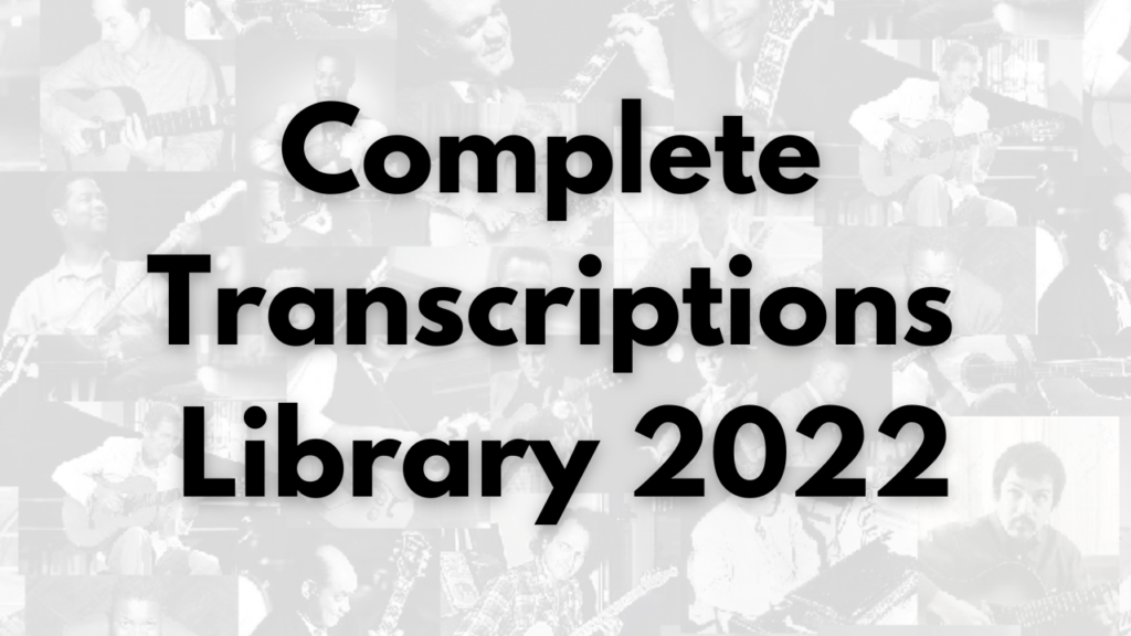 Complete Transcriptions Library' (2022)
