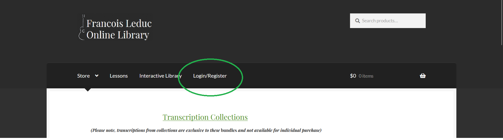 Leduc Library How to Access The ‘Interactive Library’ – François Leduc Online Library