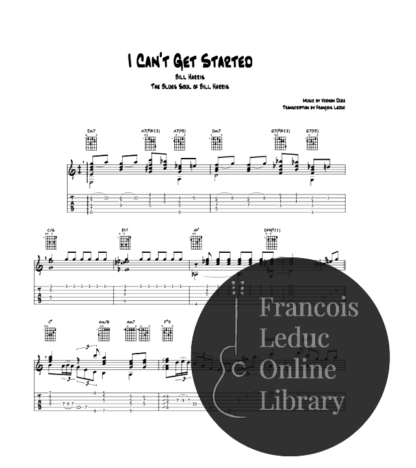 Bill Harris - I Can't Get Started