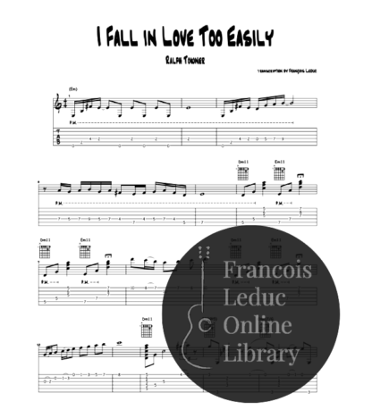 Ralph Towner – I Fall in Love Too Easily
