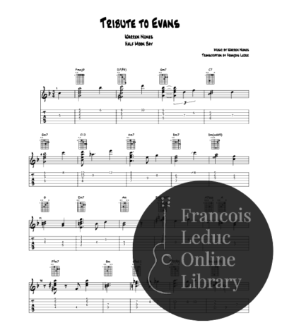 Warren Nunes - Tribute to Evans