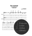 Lorne Lofsky & Guido Basso – On a Clear Day
