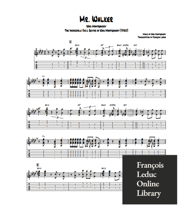 Wes Montgomery - Mr. Walker